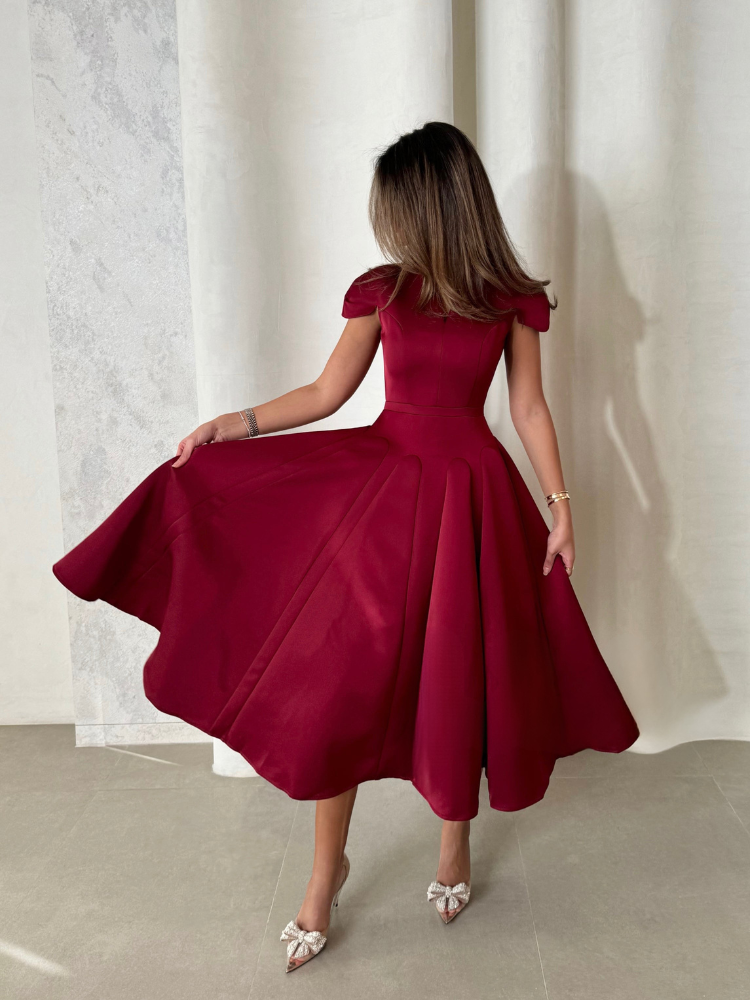 Elora™ | Midi Plissé Dress