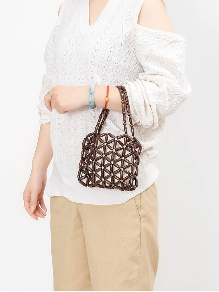 Ręcznie Spleciona Mini Torba