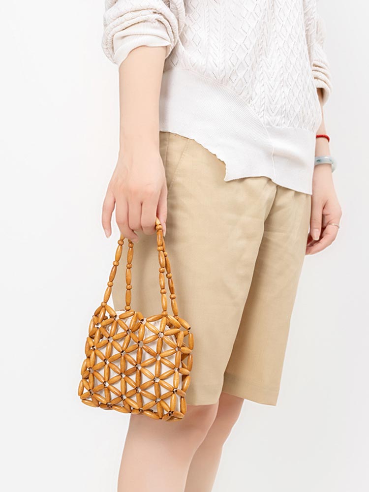 Ręcznie Spleciona Mini Torba