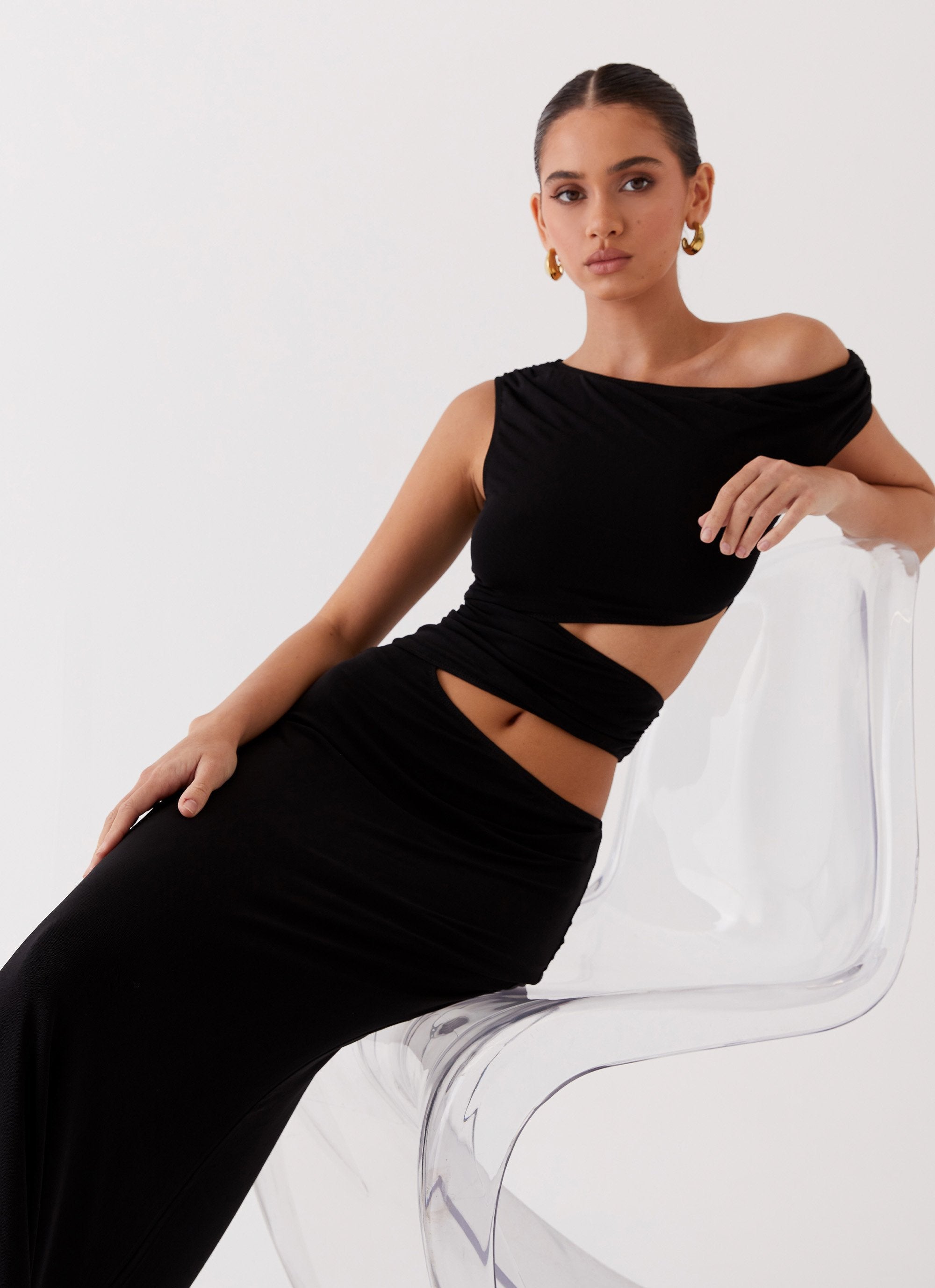 Marlie™ | Maxi Sukienka z Falbanami