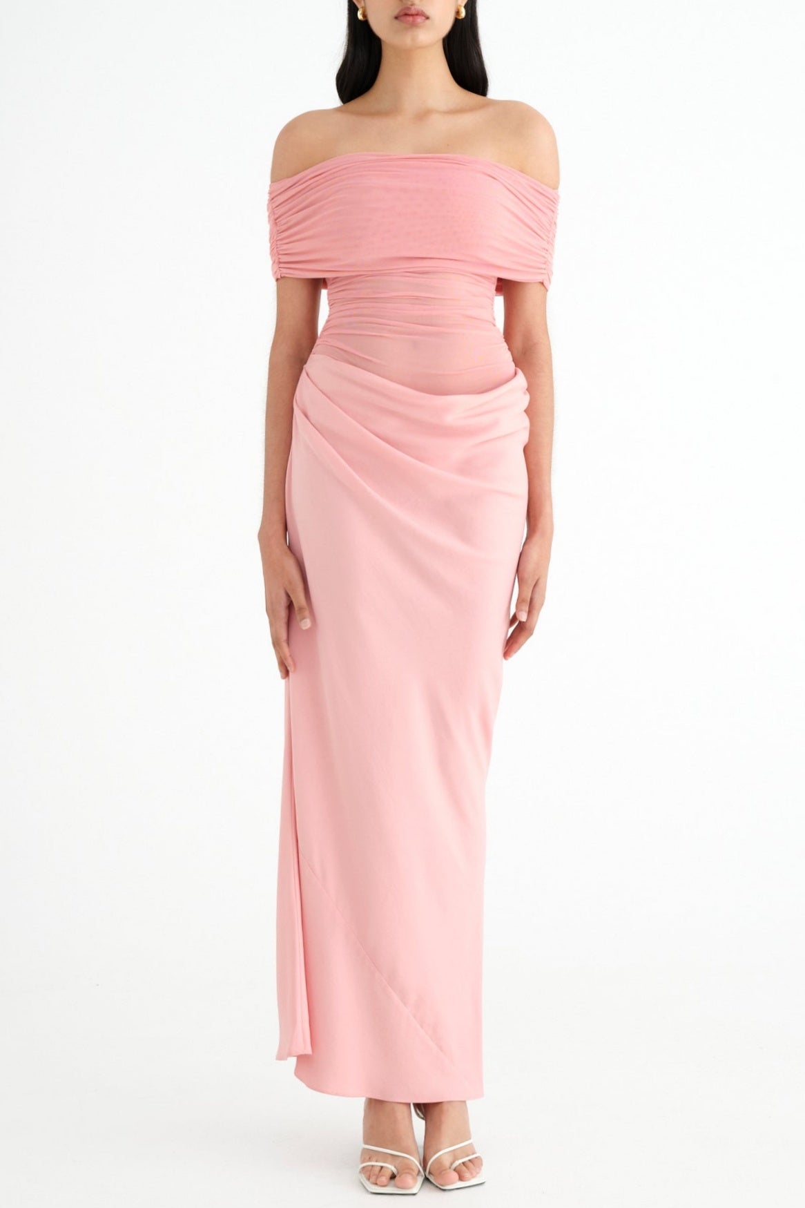 Lydia™ | Maxikleid mit drapiertem Rücken