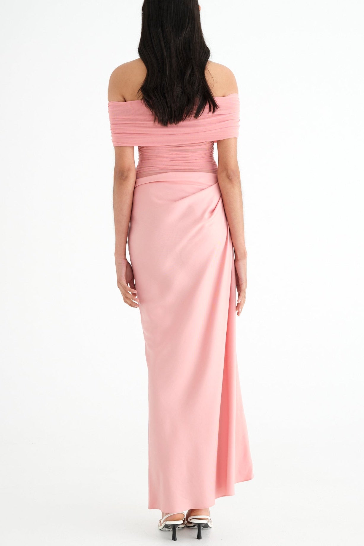 Lydia™ | Maxikleid mit drapiertem Rücken