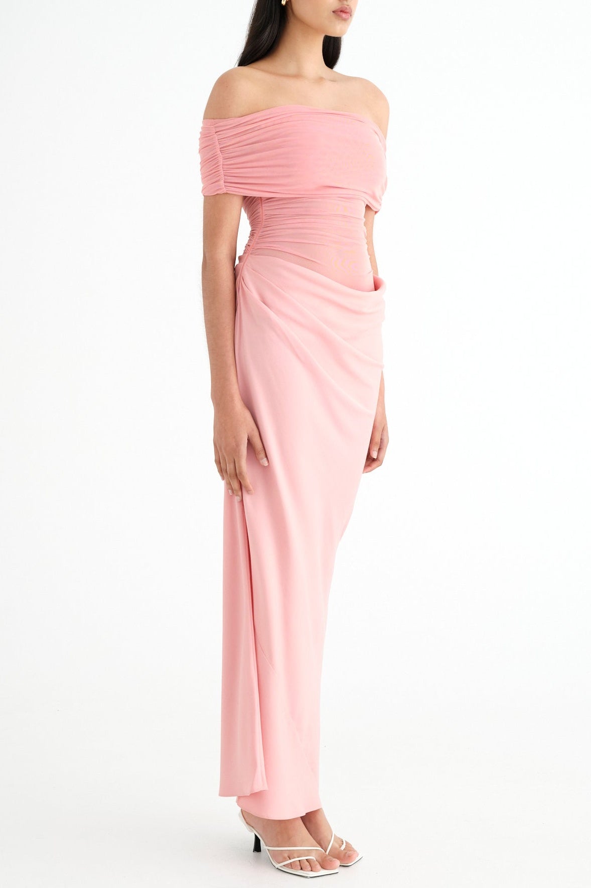Lydia™ | Maxikleid mit drapiertem Rücken