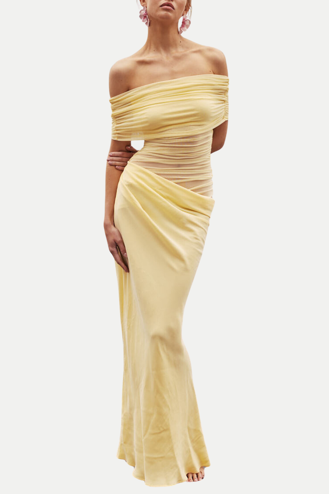 Lydia™ | Maxikleid mit drapiertem Rücken