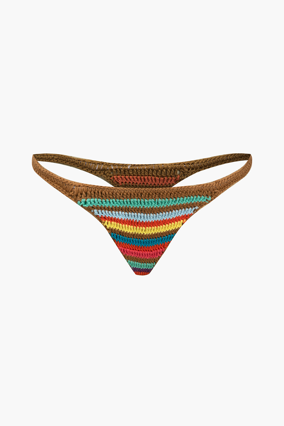 Bikini w kolorowe paski
