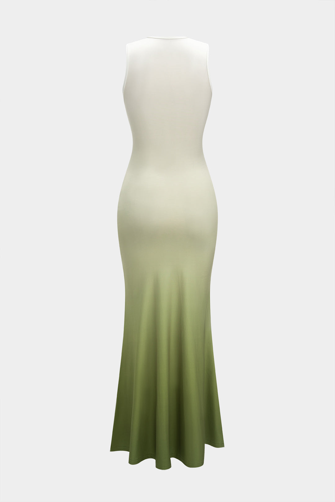 Natiné – Maxi Sukienka Ombre Satyna z Marszczeniami