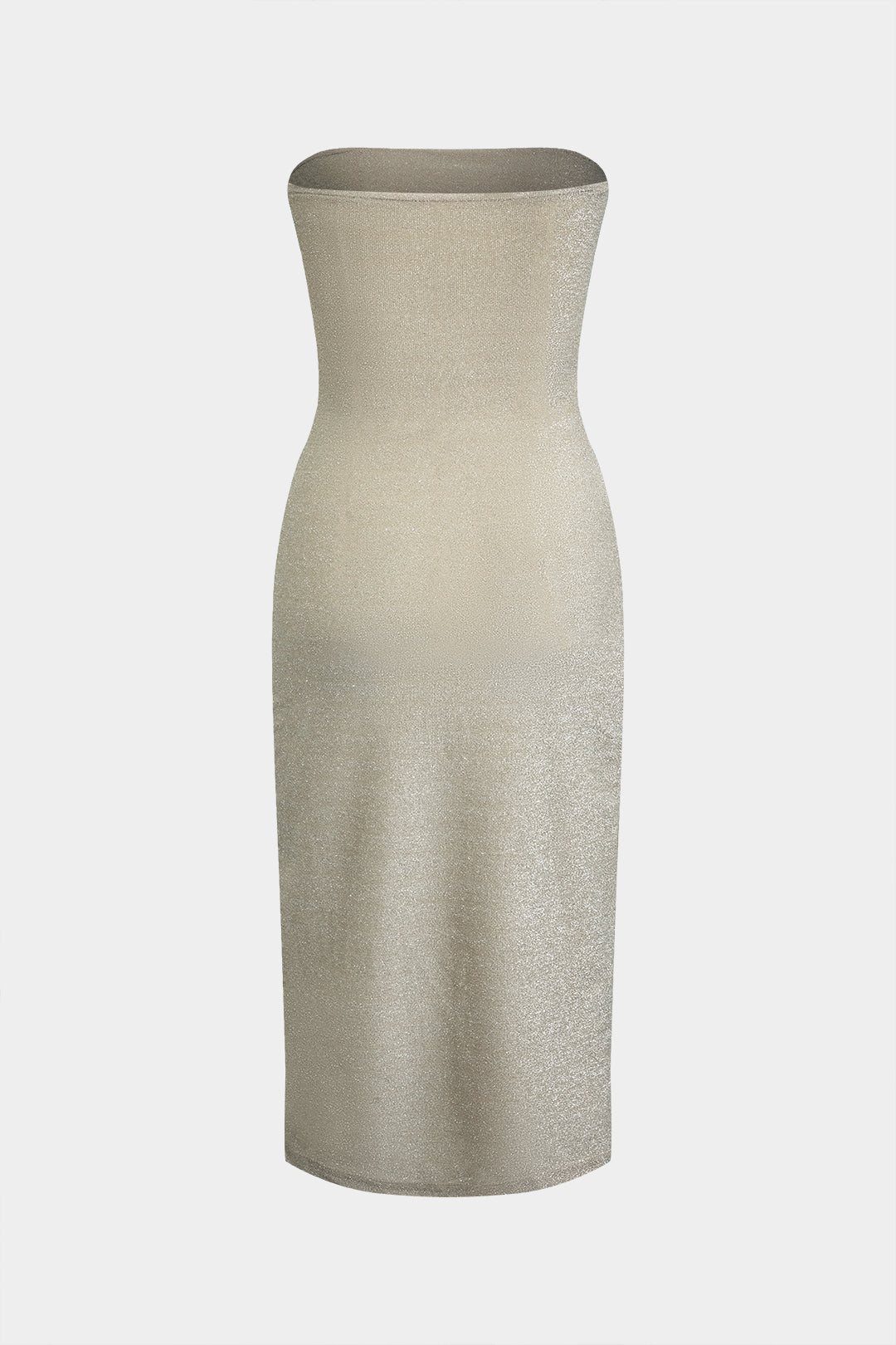 Asymmetrical Midi Dress with Sleeves, Cutout and Knot