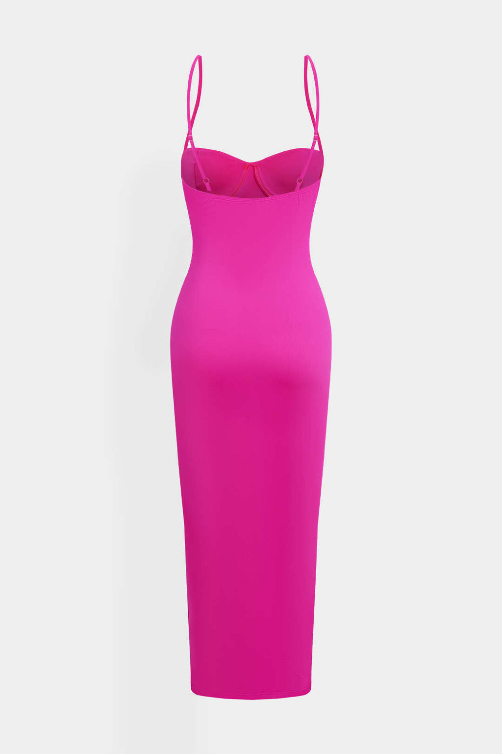 Natiné – Maxi Sukienka Slip Jednokolorowa