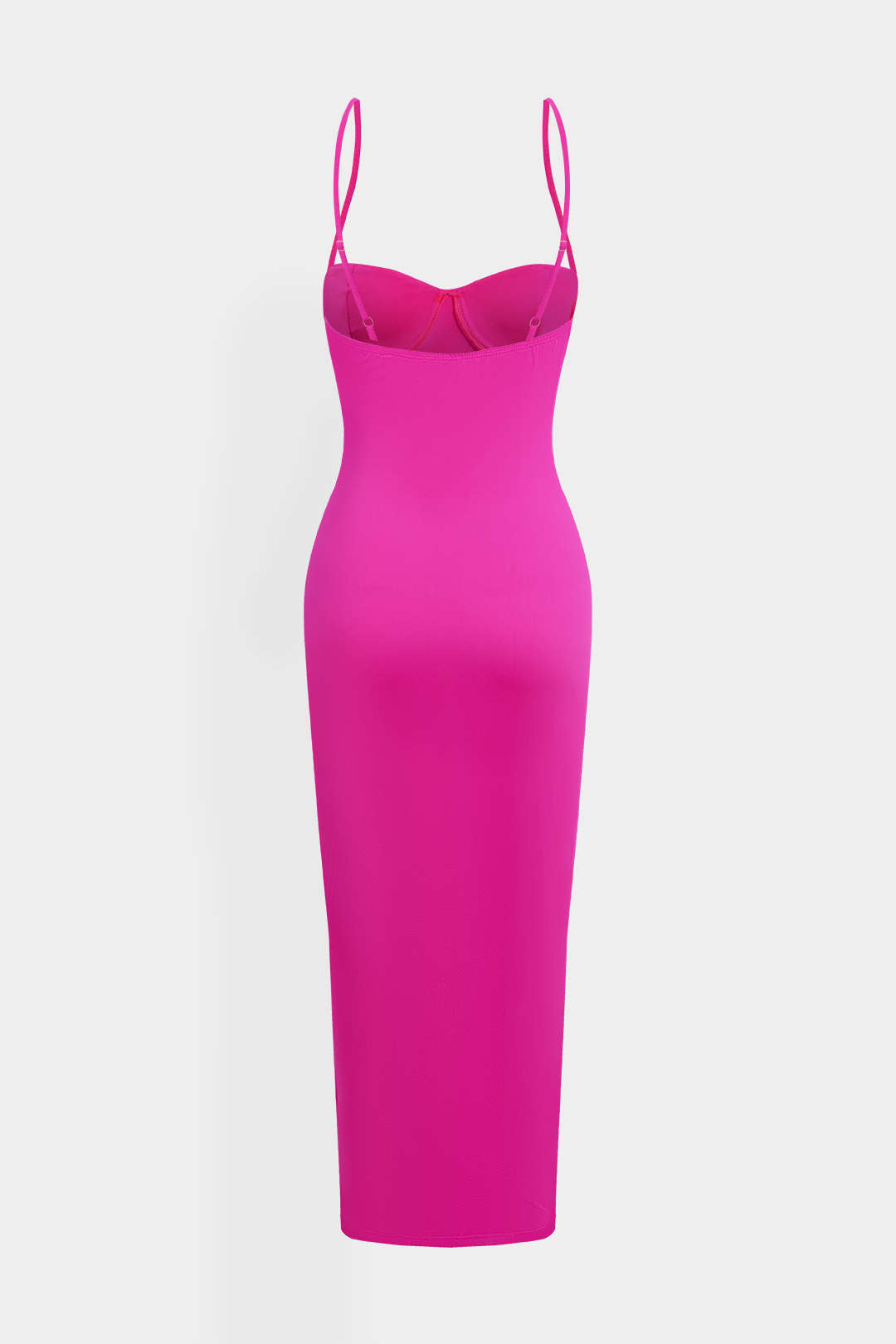 Natiné – Maxi Sukienka Slip Jednokolorowa