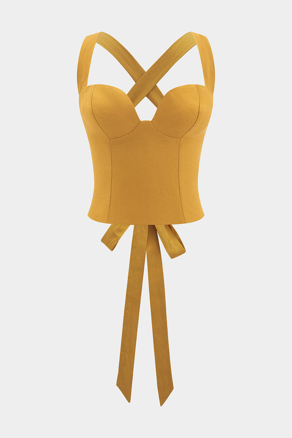 Natiné - Stylowy Bustier Bez Pleców z Wiązaniem