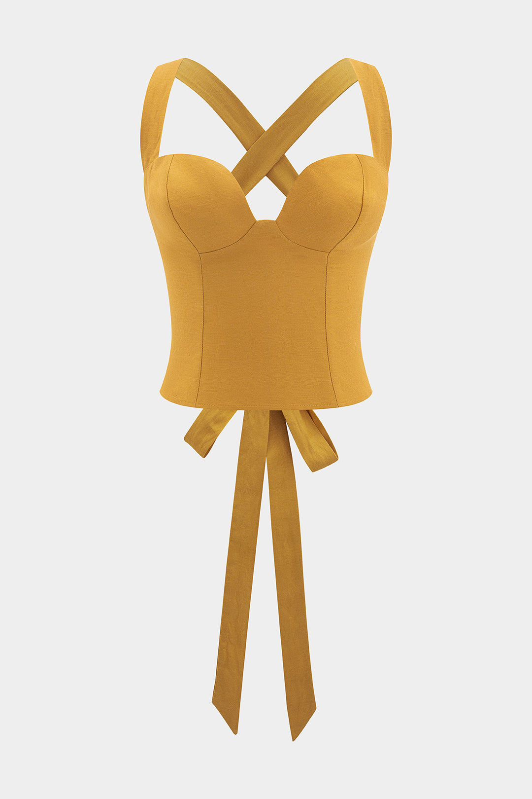 Natiné - Stylowy Bustier Bez Pleców z Wiązaniem