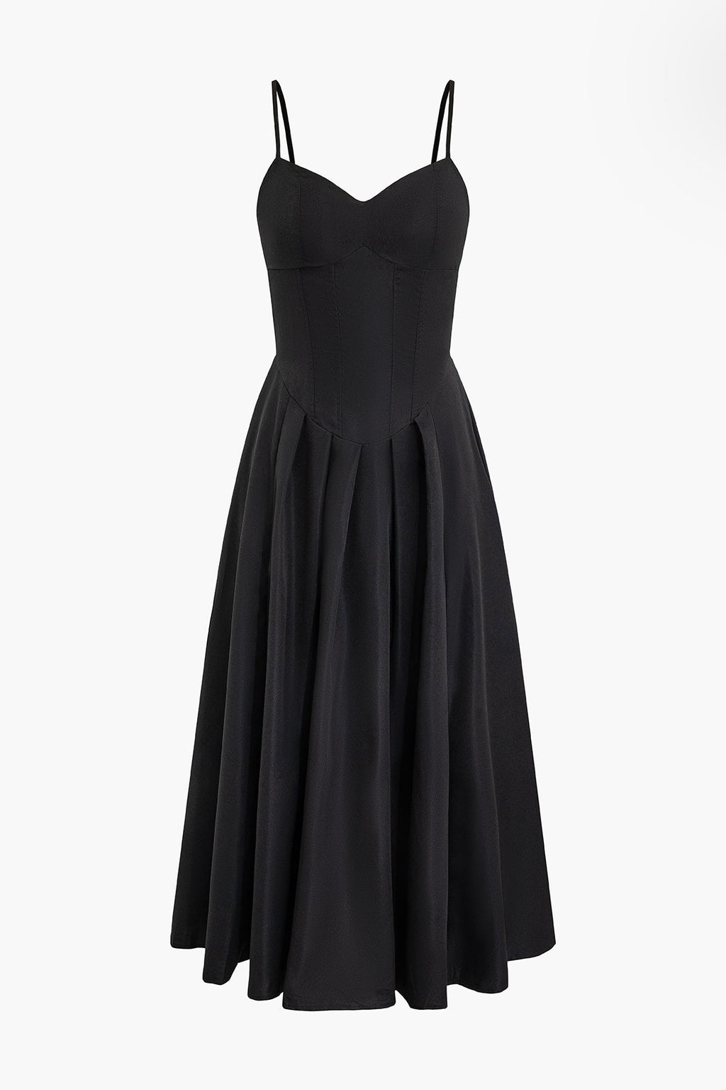 Natiné – Midi Sukienka Gorsetowa Basic