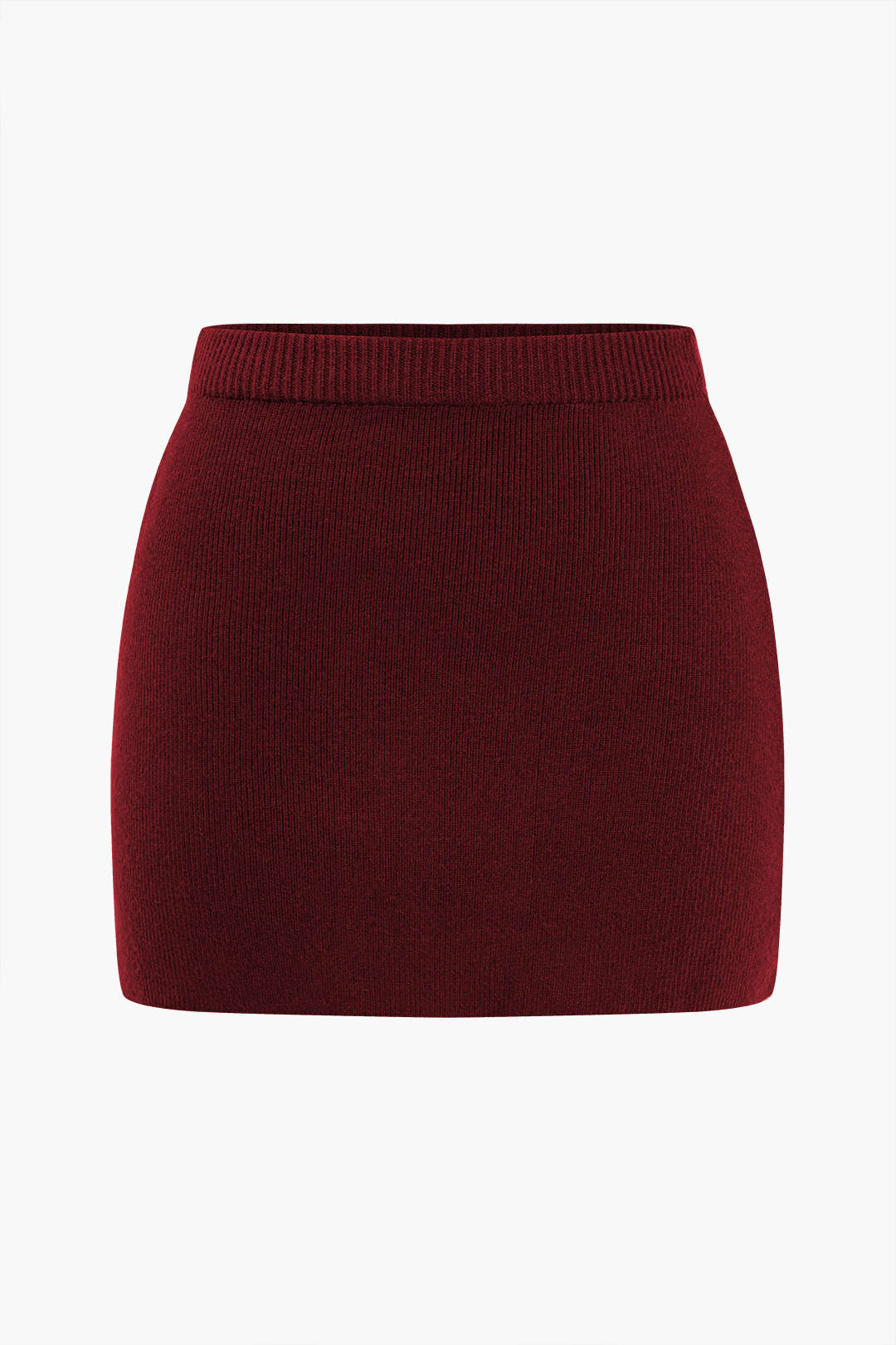 Natiné – Plus Size Mini Dzianinowa Spódnica