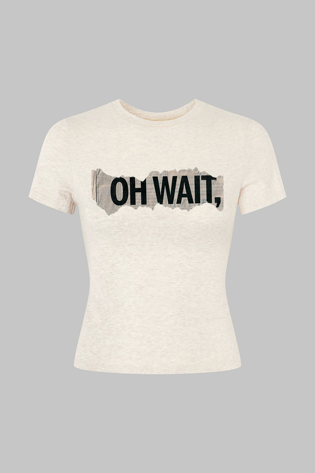 Natiné - T-Shirt z nadrukiem, okrągły dekolt