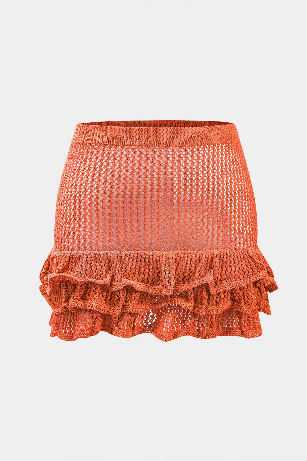 Natiné – Komplet Bluzki i Spódnicy Plus Size z Dzianiny