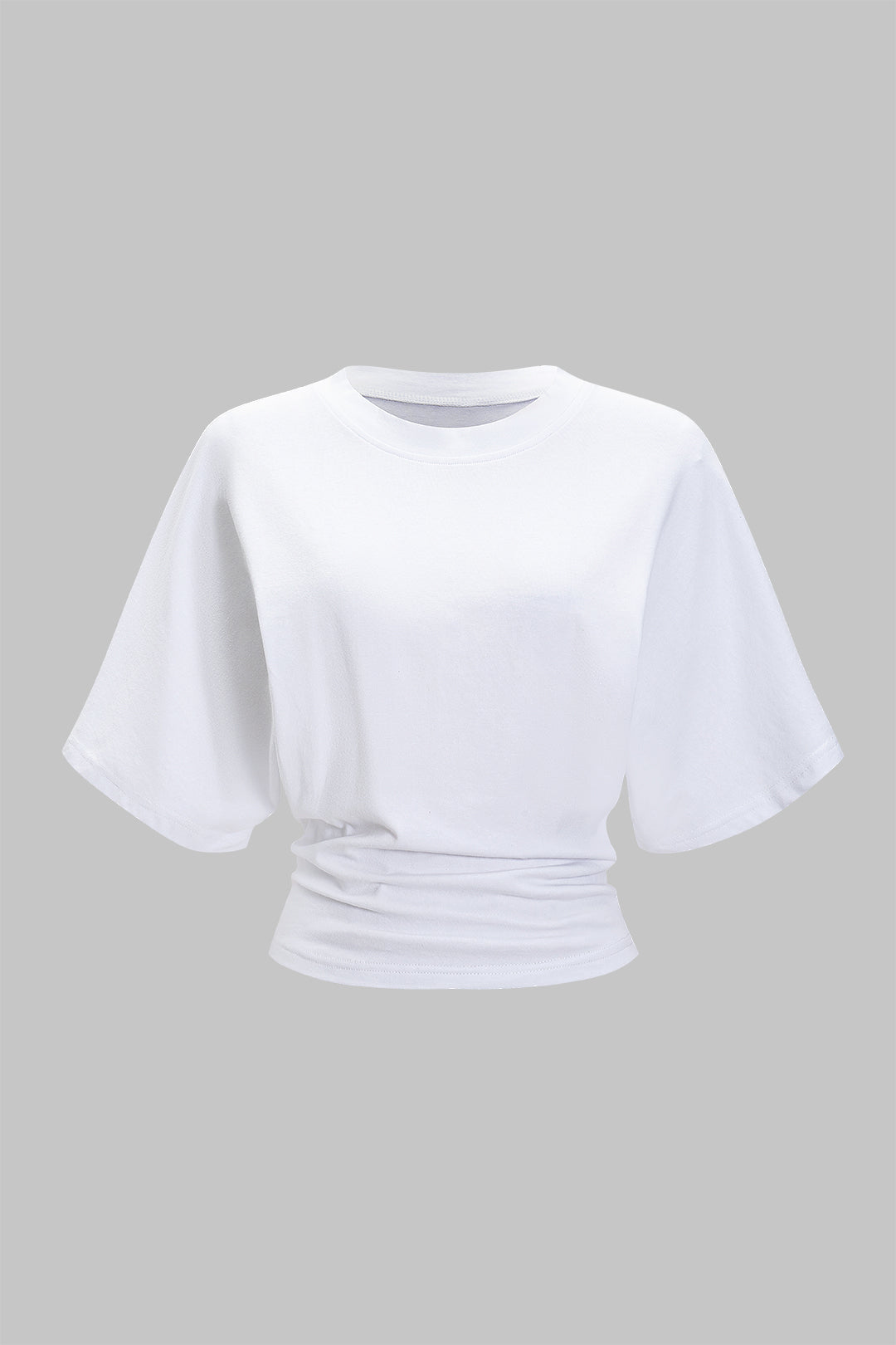 Natiné – T-shirt z Okrągłym Dekoltem i Krótkim Rękawem