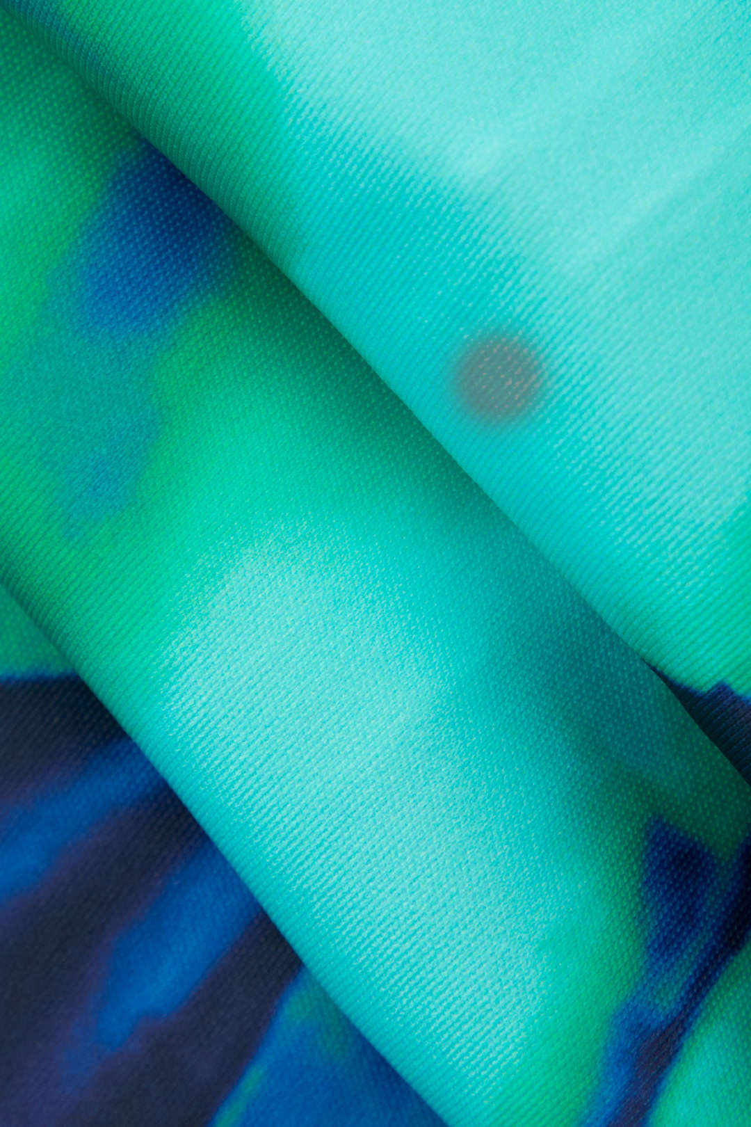 Natiné - Mini Sukienka Bez Ramiączek w Wzór Tie Dye