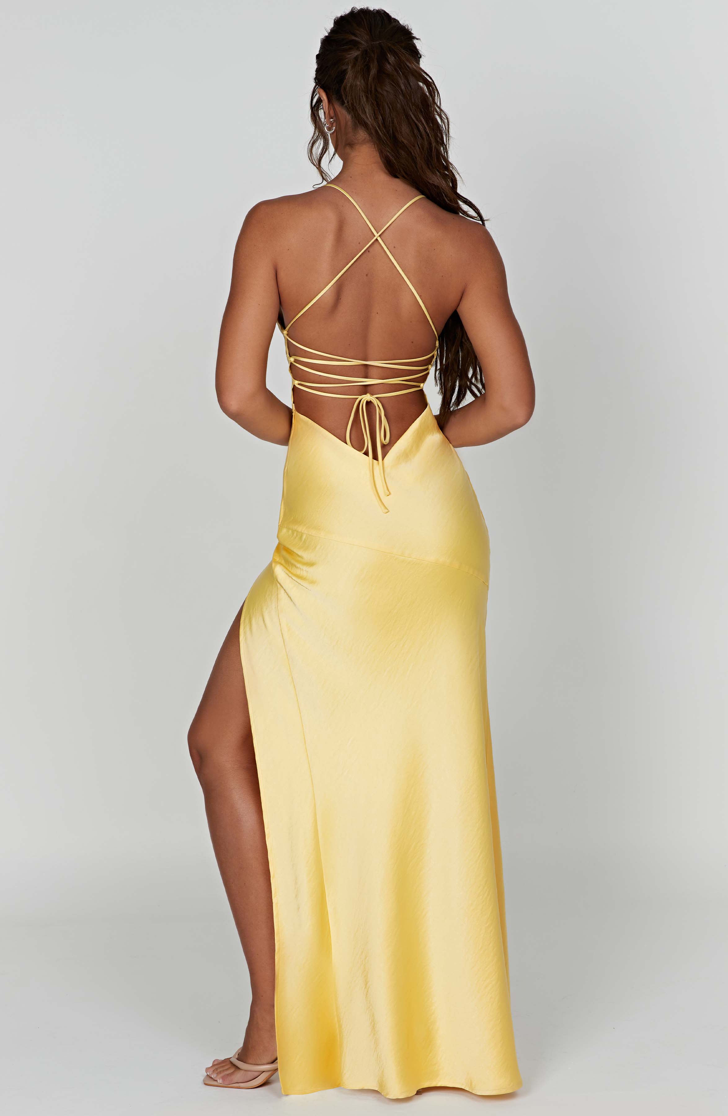 Meliva™ | Maxi Dress with High Slit