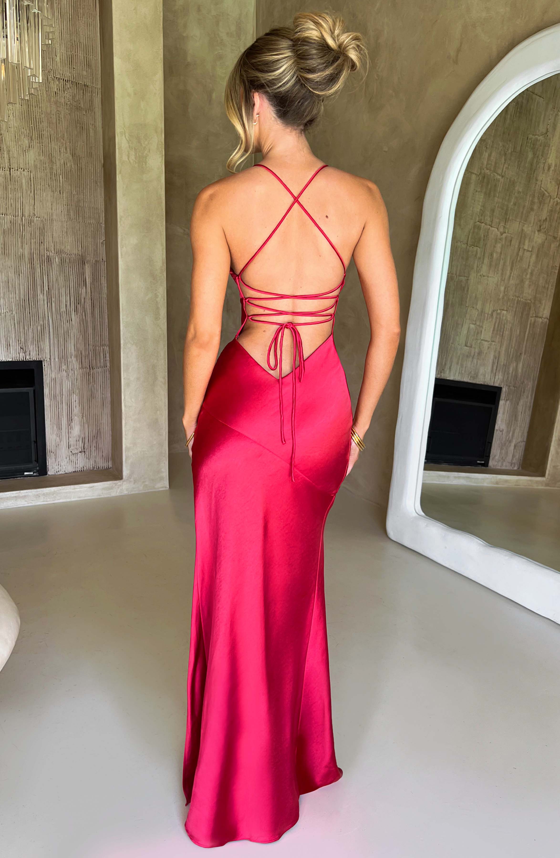 Meliva™ | Maxi Dress with High Slit