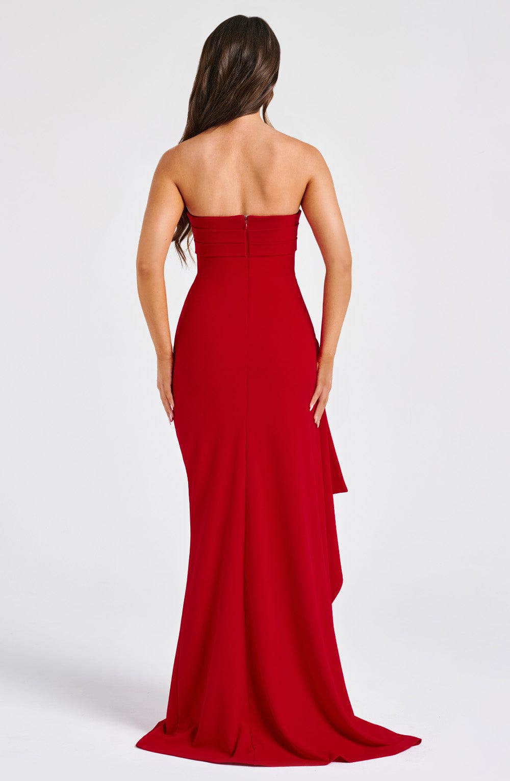 Maxikleid mit Rüschen
